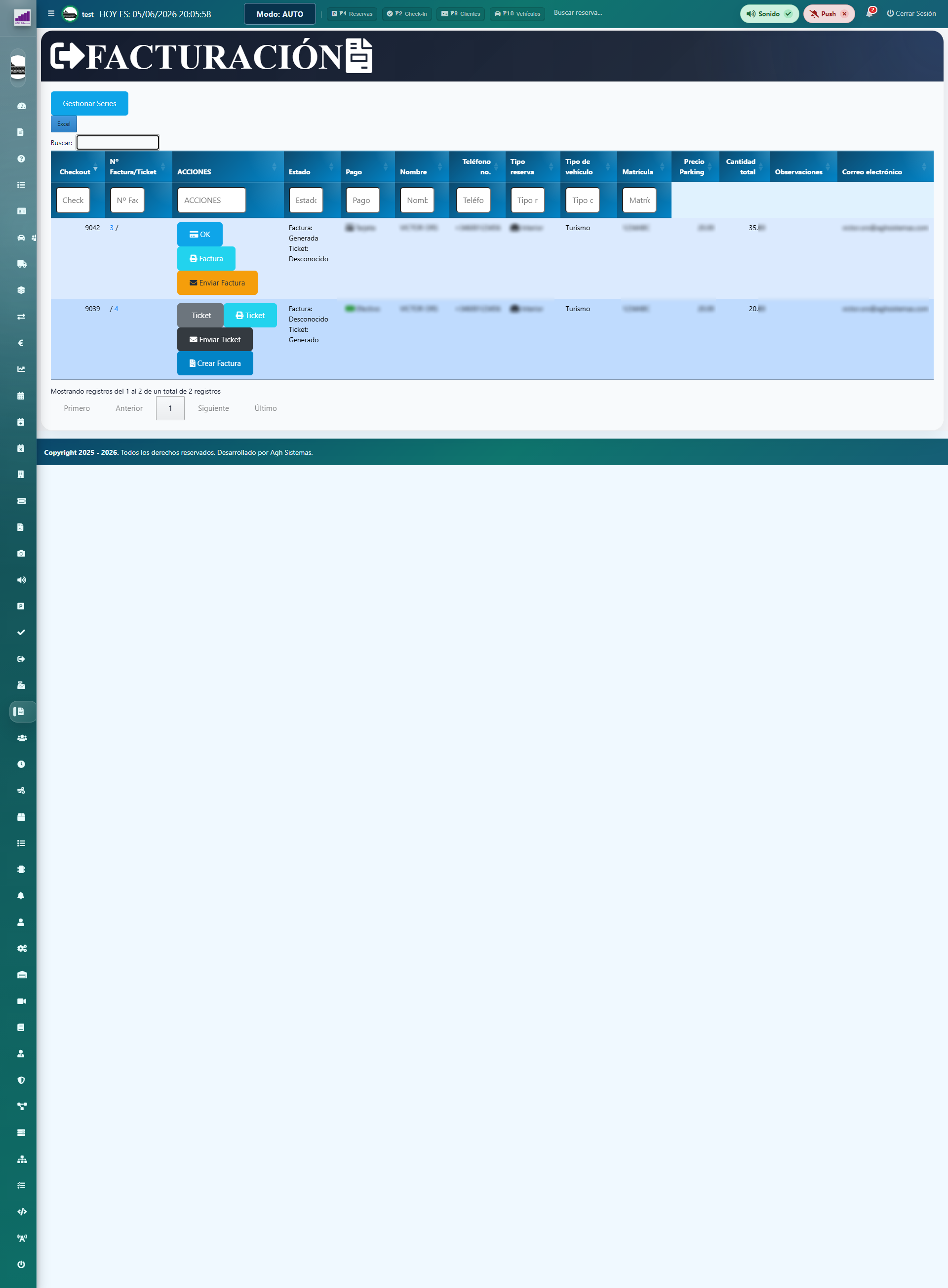 Facturación con series y PDF